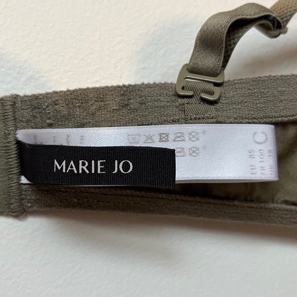 Marie Jo L'Aventure Tom Animal Print Bra Green  Size UK 38C EU 85 France 100 - Picture 3 of 3